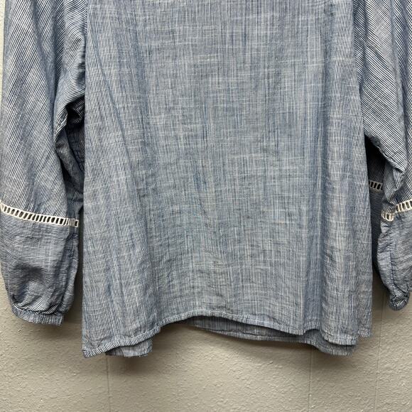 Fringe Womens Top 1X Boho Fairy Relaxed Comfort Lightweight Cottagecore Western - Picture 7 of 9
